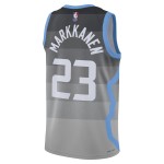 Maillot NBA Utah Jazz Lauri Markkanen Nike 2025-26 City Edition Gris Swingman - Homme